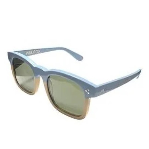 WILDFOX NWT $179 Sunglasses: Gaudy in Baby Blue/Cream in Box/Case main image 6